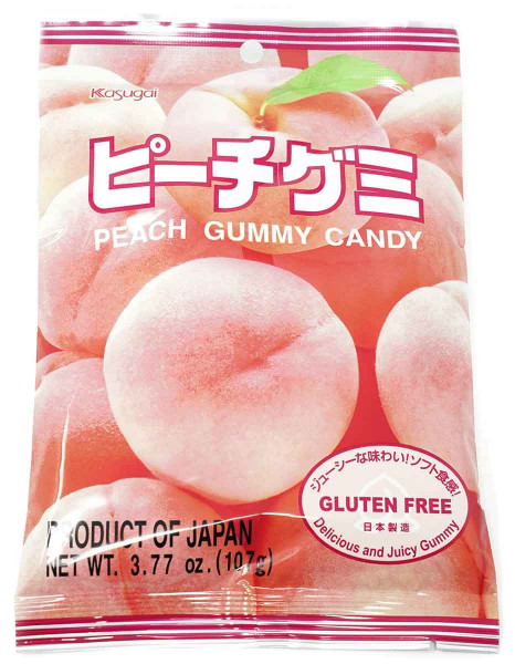 Kasugai Fruchtgummi Pfirsich, 107 g