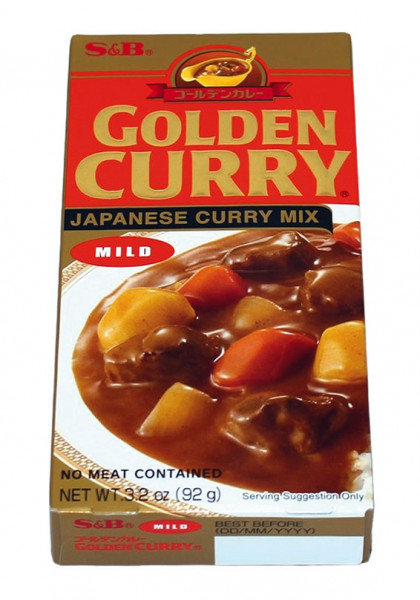 Golden Curry japanischer Art in Würfel mild, 92 g