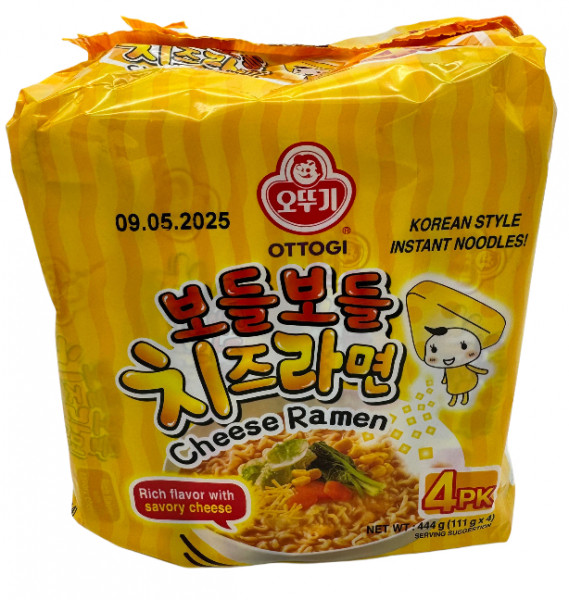 OTTOGI Cheese Ramen, 4x 111 g